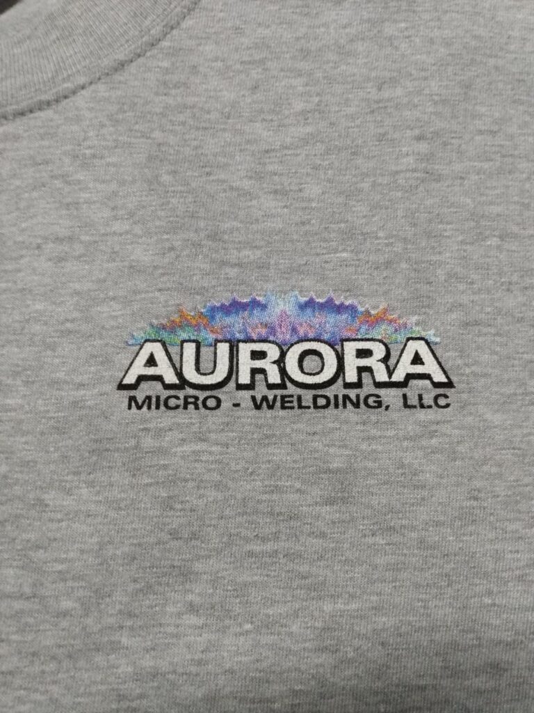 Aurora Micro Welding LLC, T-shirt logo