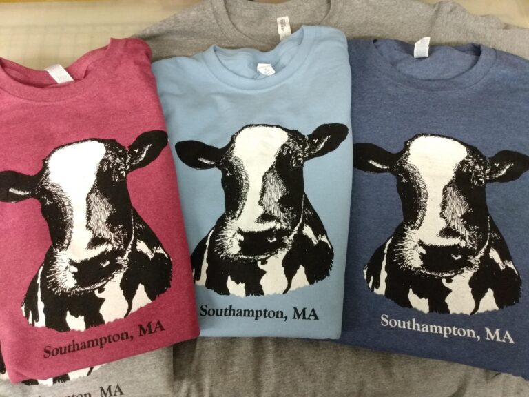 Southampton, MA cow t-shirt