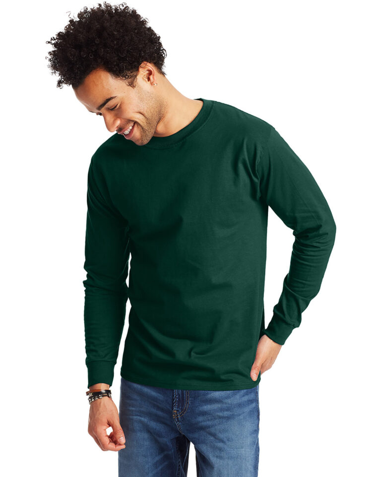 Hanes Adult Long-Sleeve Beefy-T® 5186